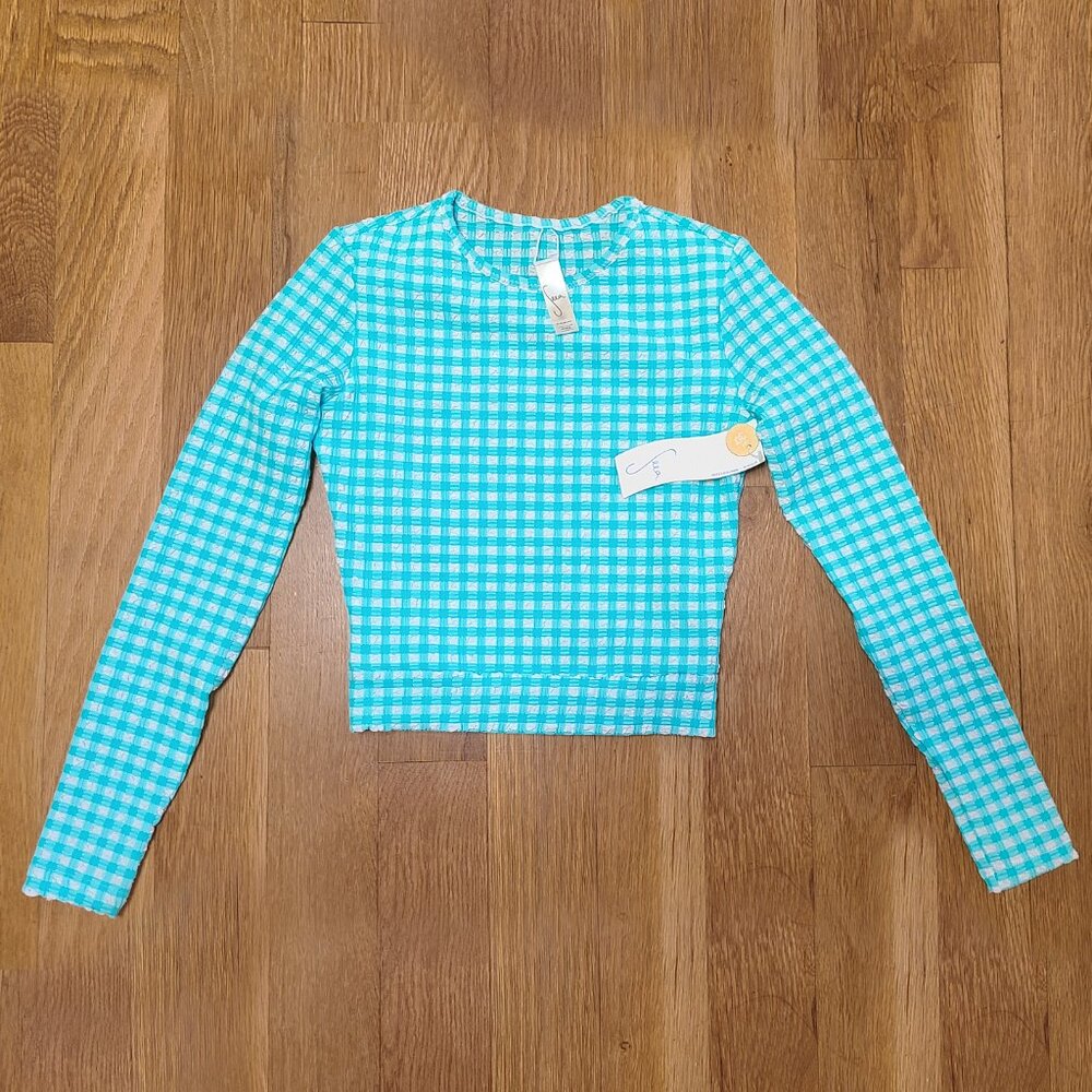 Seea Palomar Crop Top Rashguard In The Marine Colorway Size Small NWT